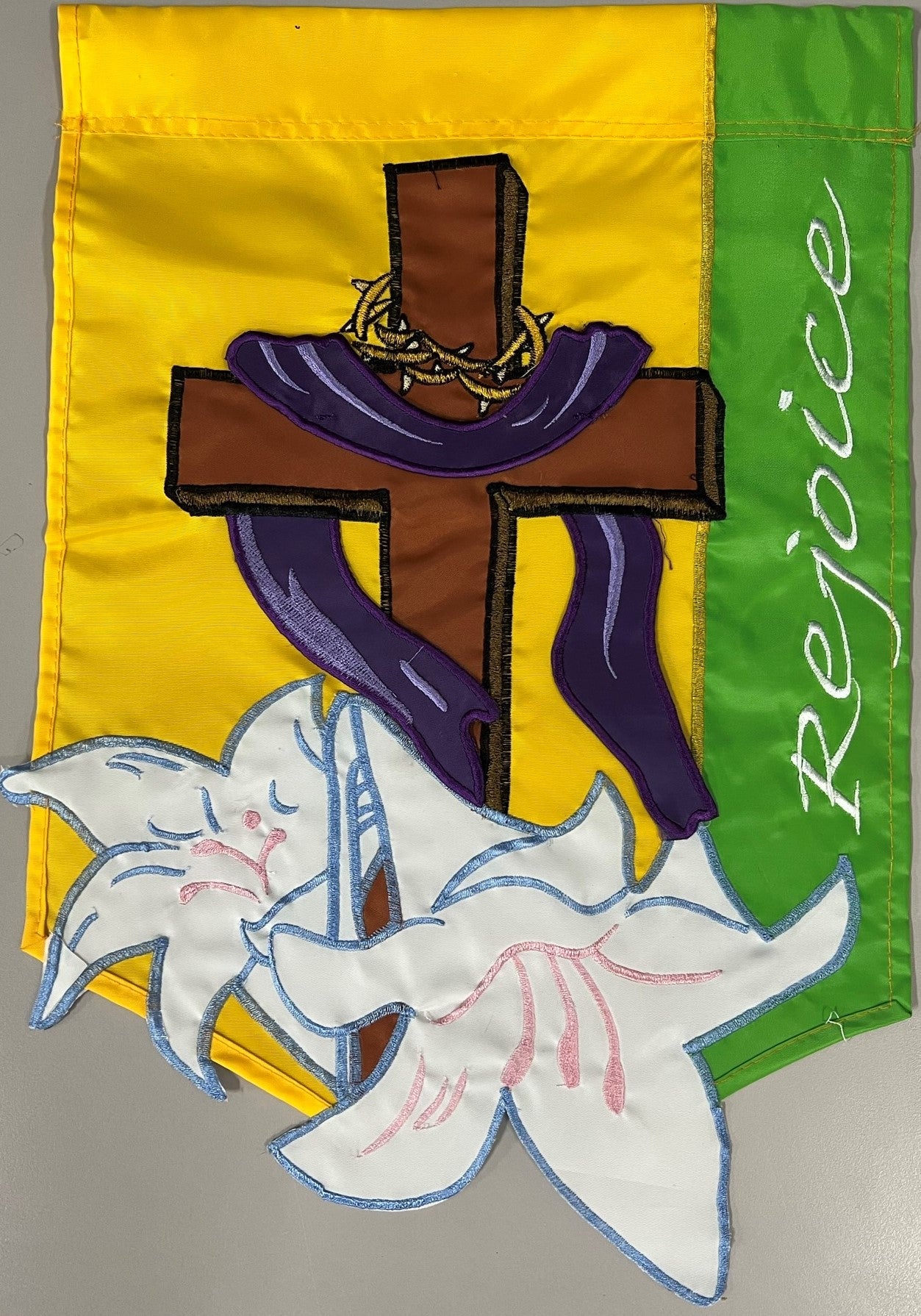 Rejoice Garden Banner - Liberty Flag & Specialty
