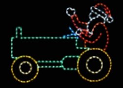 Santa on Tractor - Liberty Flag & Specialty