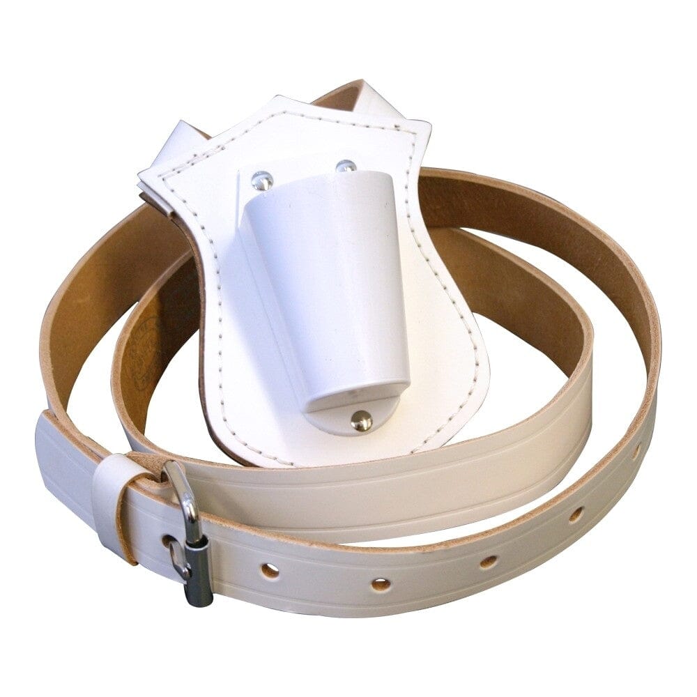Single Strap Leather Parade Belt - Liberty Flag & Specialty