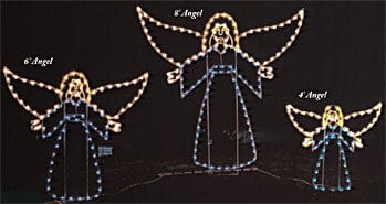 Trio of Angles - C9 bulbs - Liberty Flag & Specialty