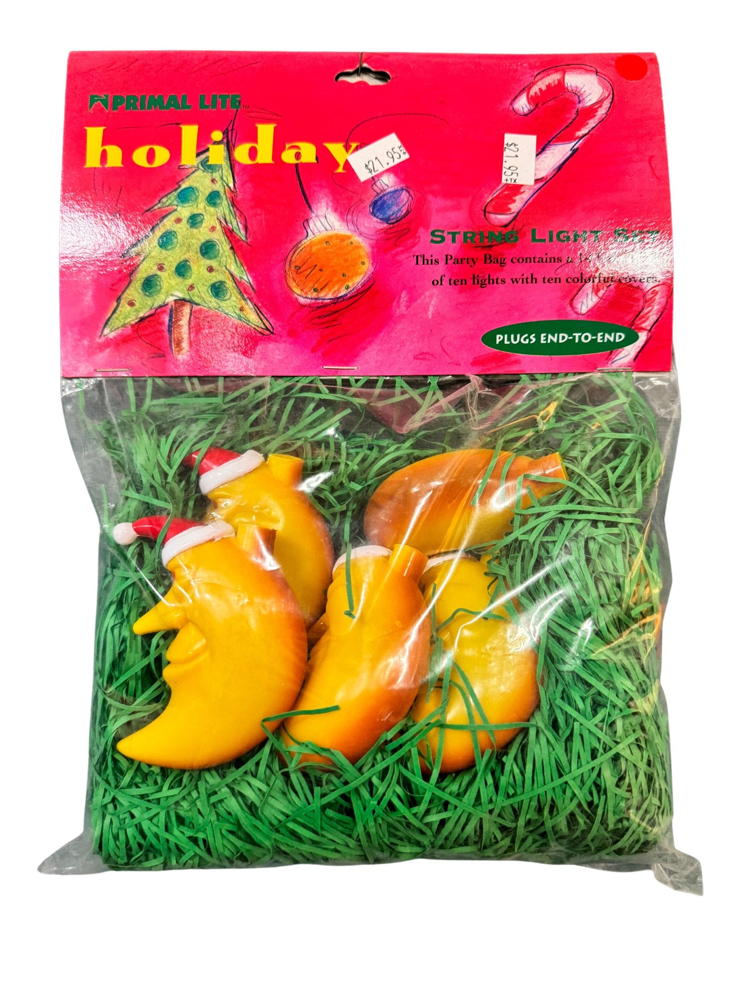 Vintage Christmas Moon Holiday Light Set - Liberty Flag & Specialty