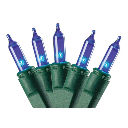 100 Light Incandescent Mini Lights - Liberty Flag & Specialty