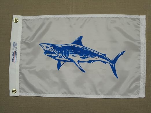 12" x 18" Mako Shark Flag - Liberty Flag & Specialty