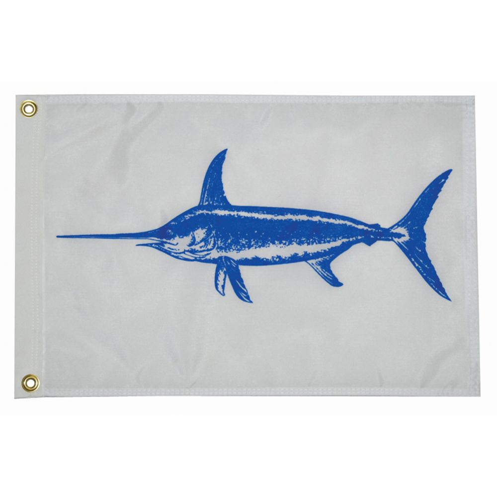 12" x 18" Swordfish Flag - Liberty Flag & Specialty