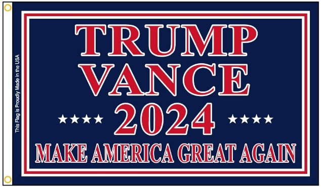 3' x 5' Trump Vance Flag - Liberty Flag & Specialty