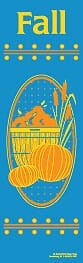 96" x 30" Sunbrella Street Banner - Fall Pumpkins - Liberty Flag & Specialty