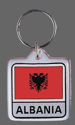 Albania Key Chain - Liberty Flag & Specialty