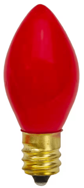 C7 - 5W Incandescent Opaque bulbs - Liberty Flag & Specialty