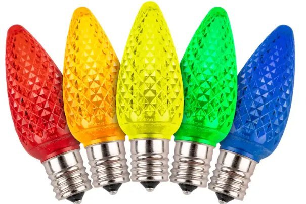 C9 LED Retrofit Bulbs - BOGO 25pk - Liberty Flag & Specialty