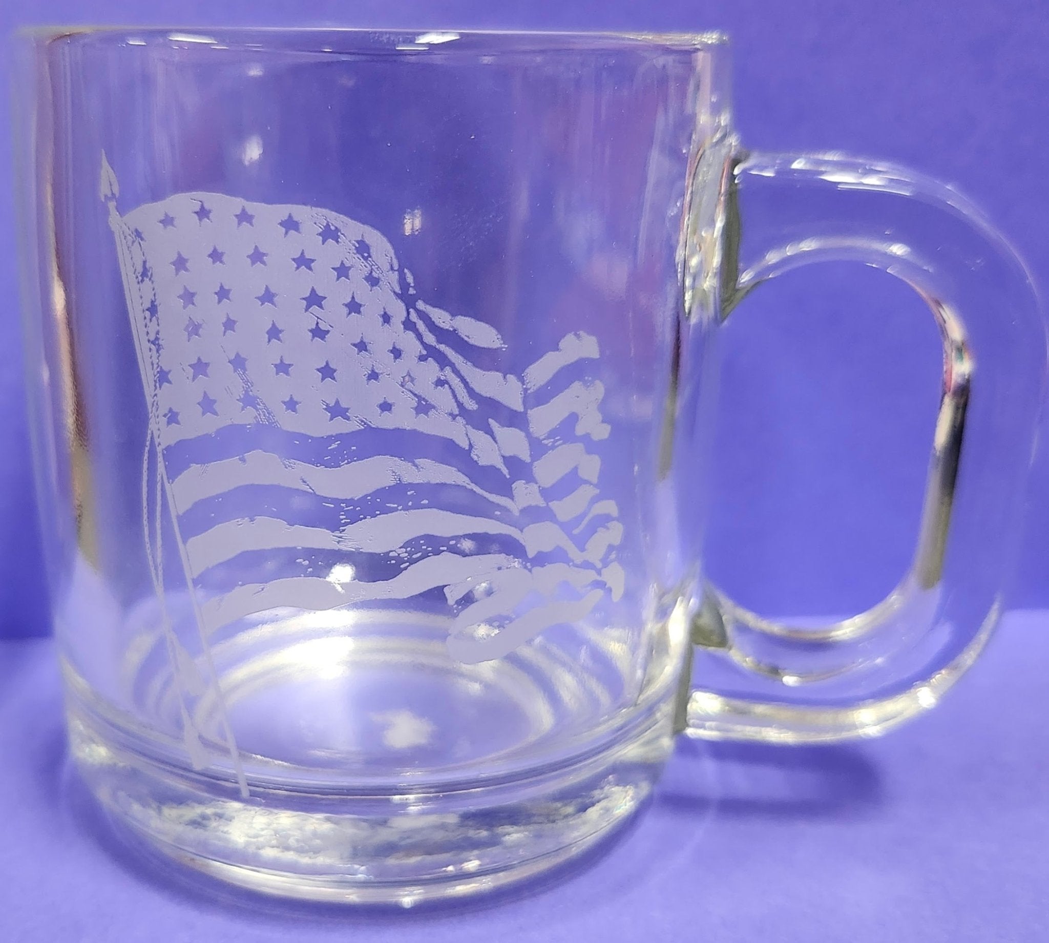 Clear American Flag Coffee Mug - Liberty Flag & Specialty