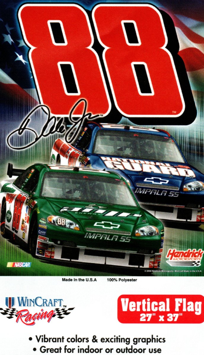 Dale Jr. #88 Vertical Flag - Liberty Flag & Specialty