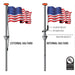 Direct Flagpole Mount LED Uplight - Liberty Flag & Specialty