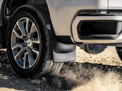 Front & Rear Chevrolet Silverado 2500HD/3500HD No - Drill MudFlaps (2020 - Current) - Liberty Flag & Specialty