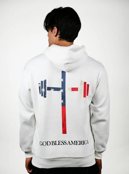 God Bless America Hoodie - Liberty Flag & Specialty