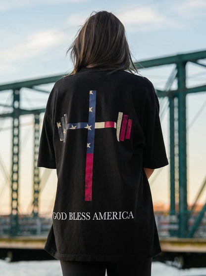 God Bless America Tee - Liberty Flag & Specialty