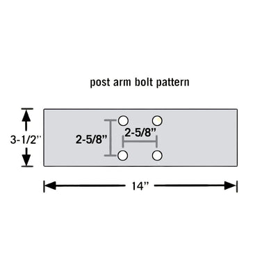 HD Aluminum Double Mailbox Post - Liberty Flag & Specialty