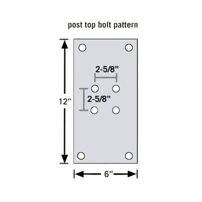HD Aluminum Mailbox Post - Liberty Flag & Specialty