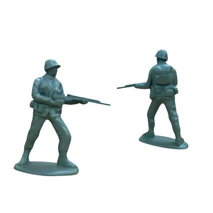 Large Green Army Men - Liberty Flag & Specialty