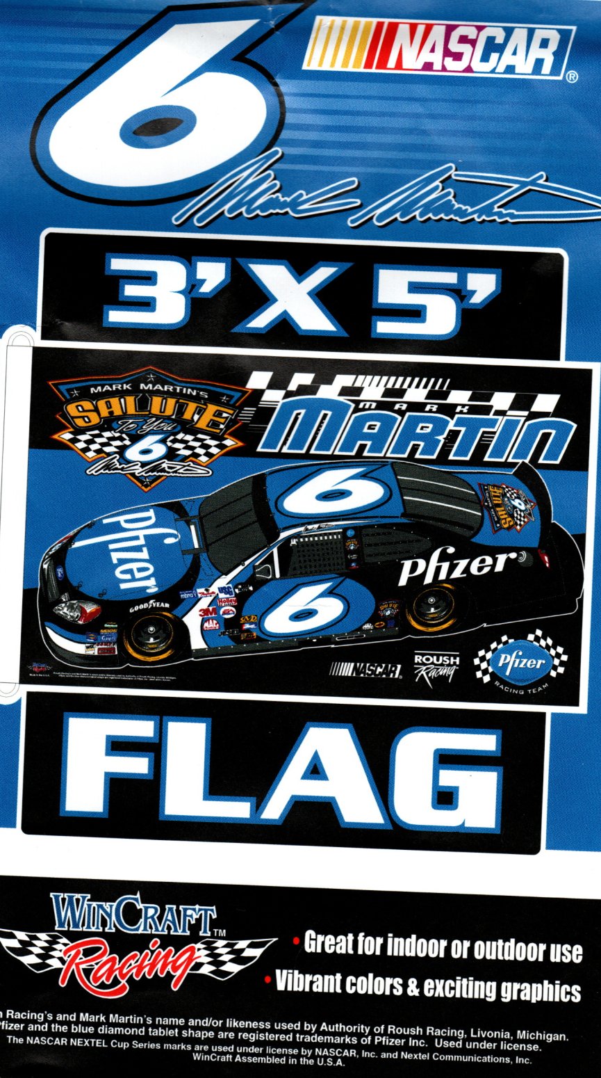 Mark Martin 3x5 Flag - Liberty Flag & Specialty