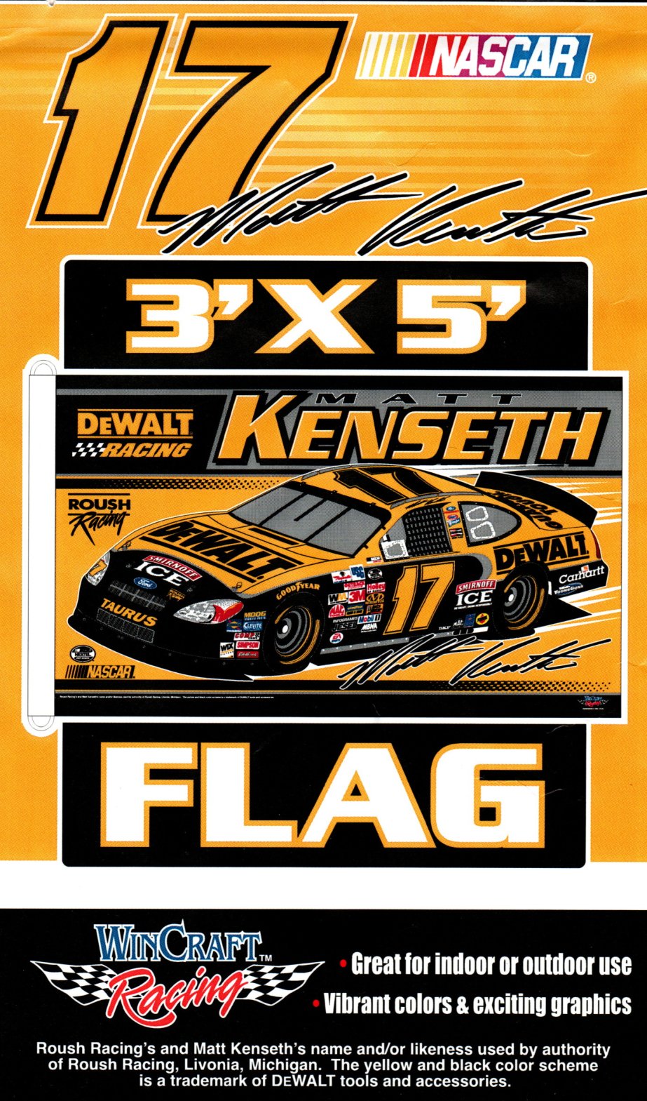 Matt Kenseth 3x5 Flag - Liberty Flag & Specialty