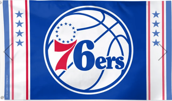 Philadelphia 76ERS Flag - Liberty Flag & Specialty