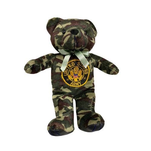 United States Army beanie Teddy Bear - Liberty Flag & Specialty