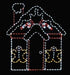 10' Silhouette Gingerbread House - Liberty Flag & Specialty