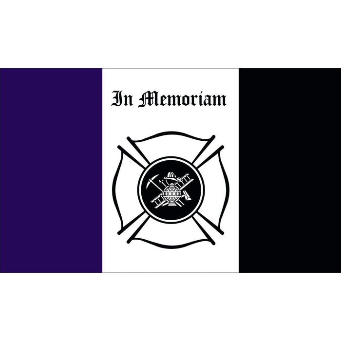 3' x 5' Fireman Mourning - Liberty Flag & Specialty