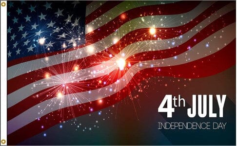3' x 5' July 4th-Fireworks - Liberty Flag & Specialty
