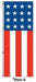 3' x 8' Patriotic Drapes - Liberty Flag & Specialty