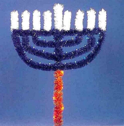 6' Menorah - C7 and C9 bulbs - Liberty Flag & Specialty