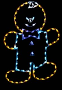 6' Silhouette Gingerbread Boy - Liberty Flag & Specialty