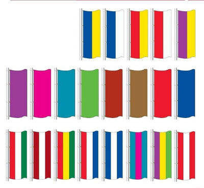 8' x 3' Tall Color Flags - Liberty Flag & Specialty