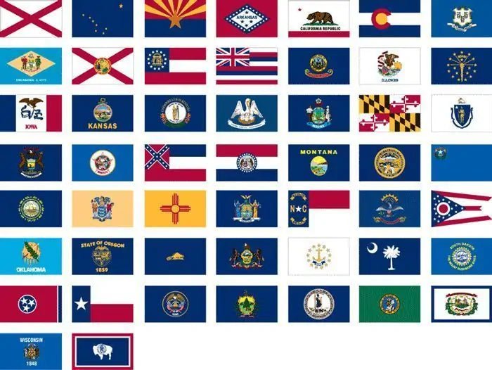 A Complete Set of State (50) Flags - Liberty Flag & Specialty