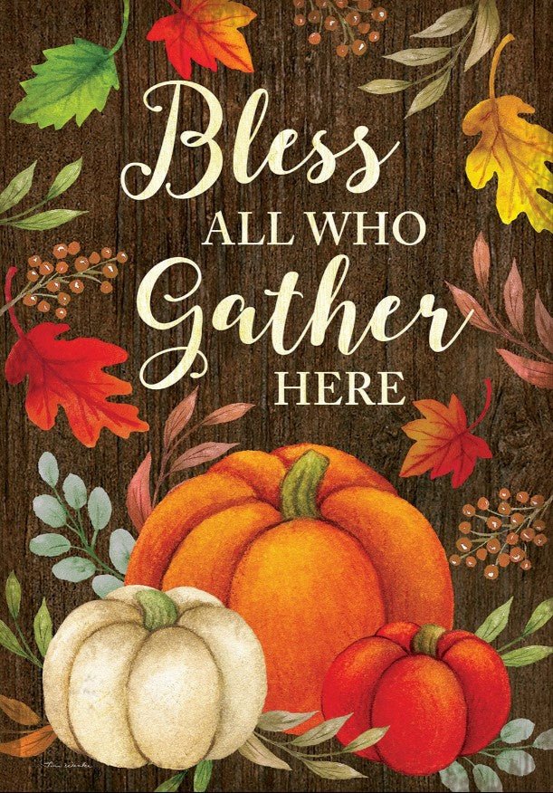 Bless All Who Gather Here House Banner - Liberty Flag & Specialty