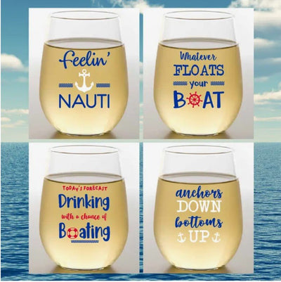 Boat Life Shatterproof Glasses - Liberty Flag & Specialty