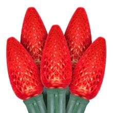 C7 LED Commercial Light Strings - Liberty Flag & Specialty