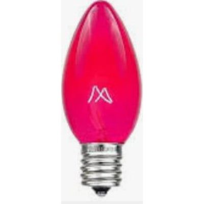 C9 - 7W Incandescent Bulb 25pk - Liberty Flag & Specialty