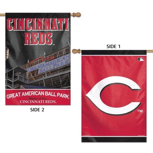 Cincinnati Reds Double-Sided Banner - Liberty Flag & Specialty