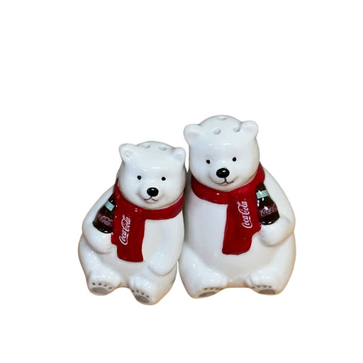 Coca Cola Polar Bears Hugging Salt and Pepper - Liberty Flag & Specialty