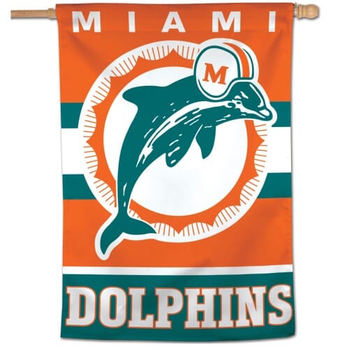 Copy of Miami Dolphins Banner- Retro - Liberty Flag & Specialty