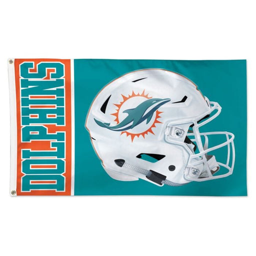 Copy of Miami Dolphins Flag- Helmet - Liberty Flag & Specialty