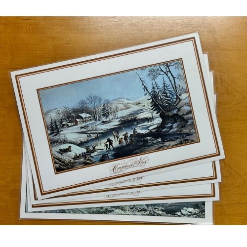 Currier & Ives Place Mats - Liberty Flag & Specialty