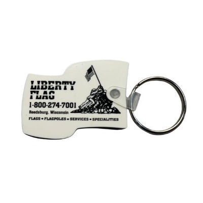 Custom Key Fobs - Spot Color - Liberty Flag & Specialty