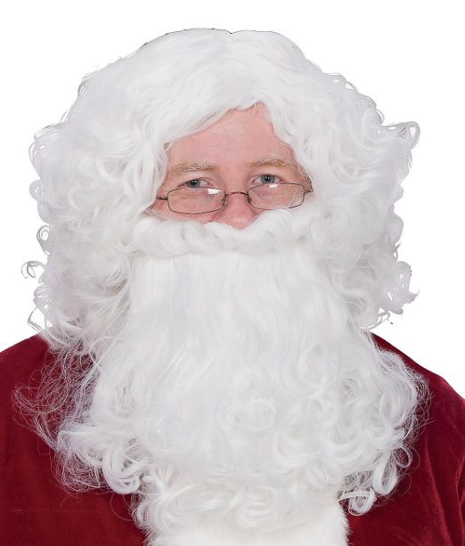 Economy Santa Beard and Wig set - Liberty Flag & Specialty