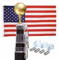 First-Class Telescoping Flagpole - Liberty Flag & Specialty