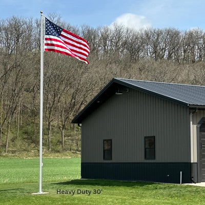 Heavy Duty Aluminum Flagpole - Liberty Flag & Specialty