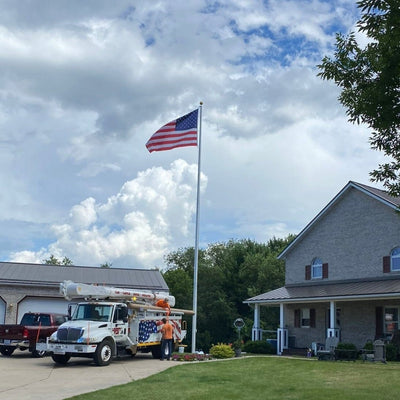 Heavy Duty Aluminum Flagpoles - Liberty Flag & Specialty