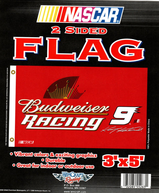 Kasey Kahne Budweiser 2 sided flag - Liberty Flag & Specialty
