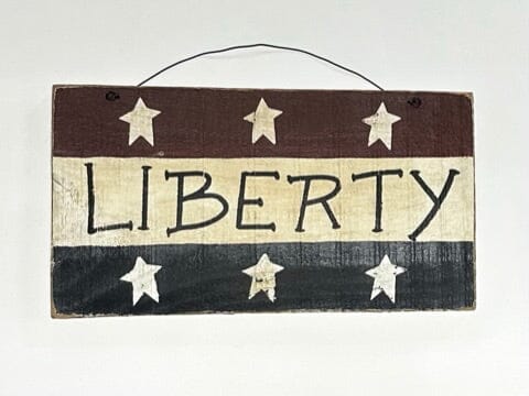 Liberty Wood Sign - Liberty Flag & Specialty